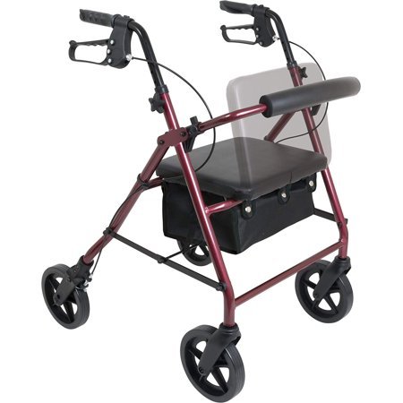 lot 8440 image: Carex ProBasics Aluminum Adjustable Rollator 6