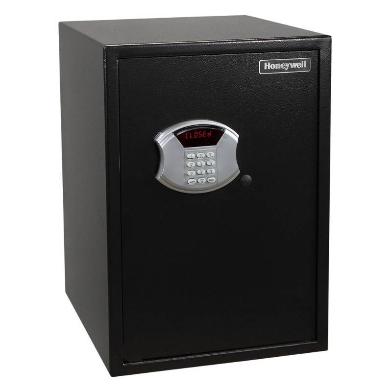 lot 8476 image: Honeywell Safes 2.66 cu. ft. Black Large Steel Security Safe with Digital Lock 5107