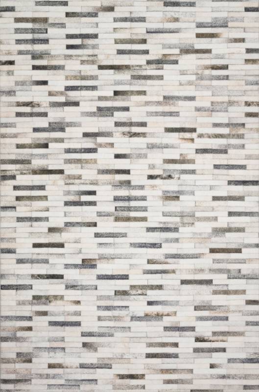 lot 8539 image: Loloi Rugs MADDMAD-01IVGY7696 7 ft. 6 in. x 9 ft. 6 in. Maddox Area Rug - Ivory & Grey