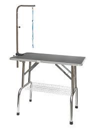 lot 8411 image: Go Pet Club Pet Dog Grooming Table with Arm