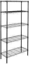 lot 8460 image: Amazonbasics 5-shelf Shelving Unit - Black