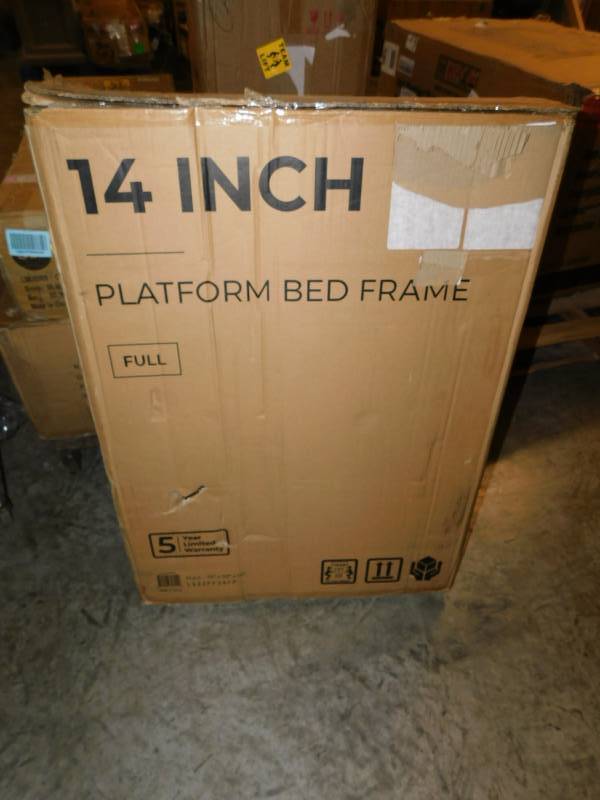 lot 8520 image: Full  14 Platform Bed Frame