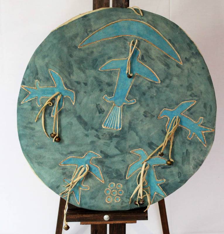lot 39 image: Native American Dance Shield