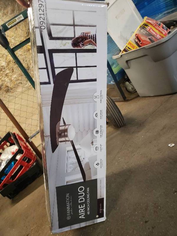 lot 1180 image: Aire Duo 48 Ceiling Fan