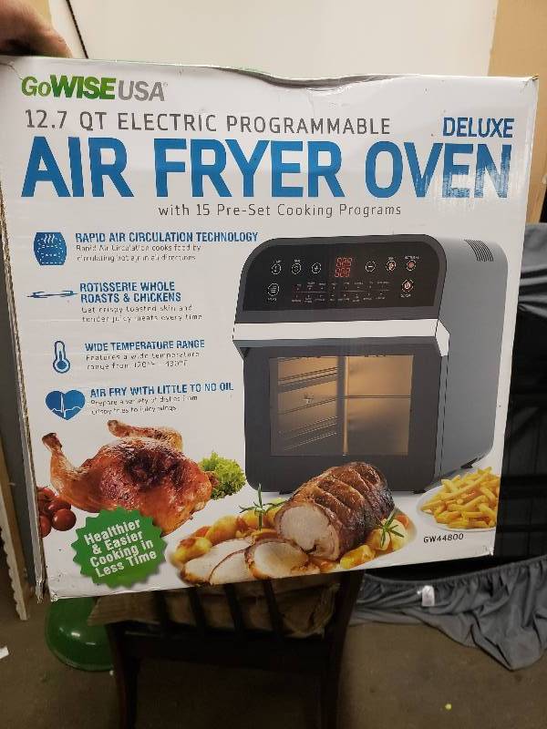 lot 1182 image: GoWise 12.7 Qt Electric Programmable Air Fryer