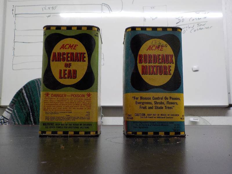 lot 5718 image: pair of acme cans