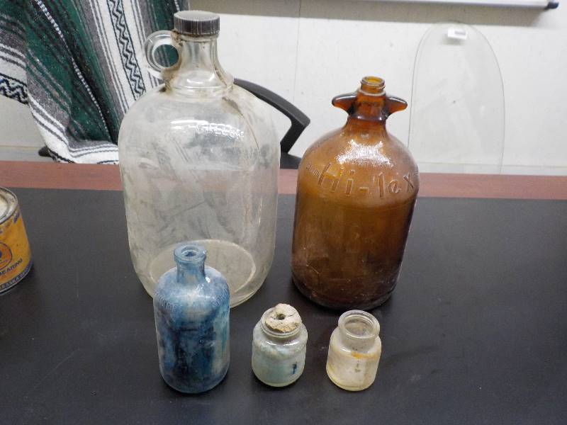 lot 5836 image: glass bottle lot