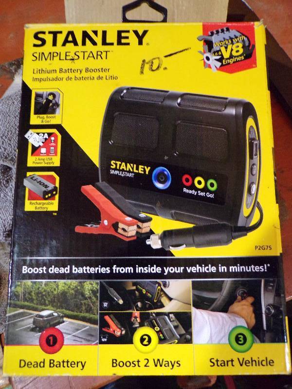 lot 1804 image: Stanley Simple Start Booster