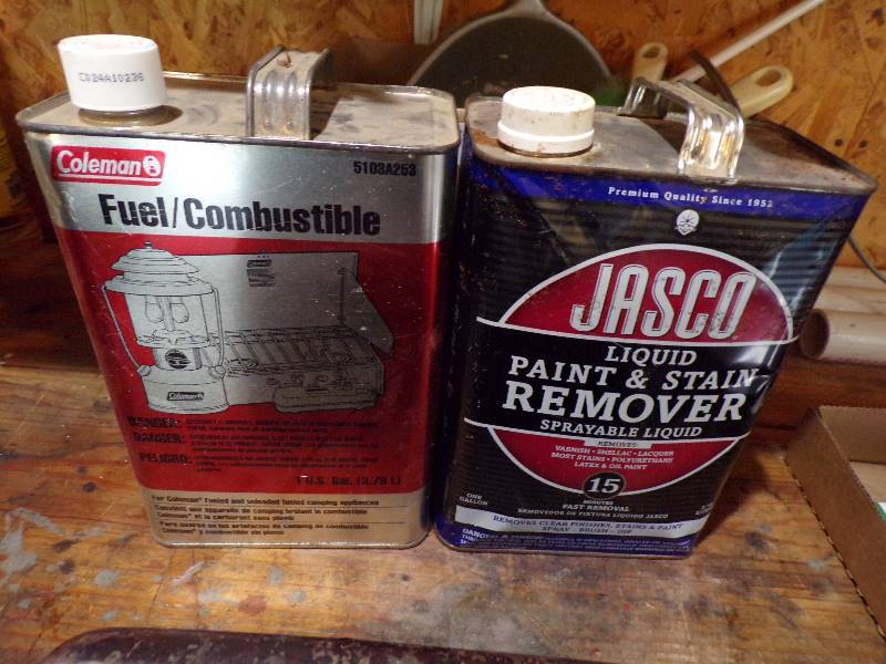lot 1816 image: Camp Fuel and Paint Remover