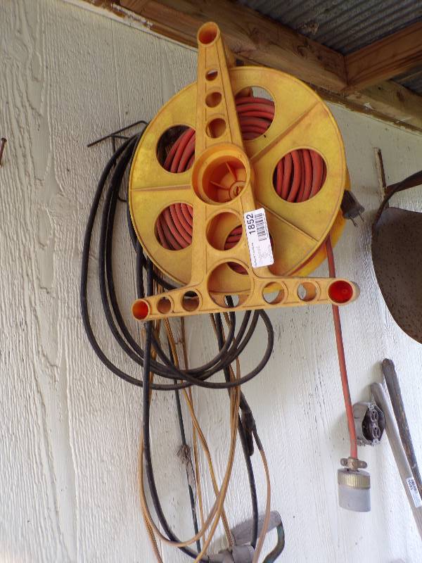 lot 1852 image: Power Cord on Reel etc.