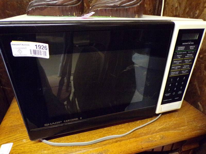 lot 1926 image: Sharp Microwave
