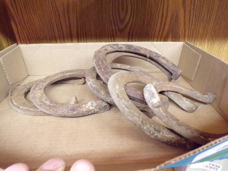 lot 1936 image: Used Horse Shoes