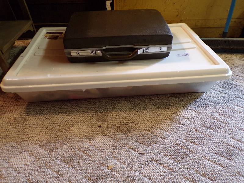 lot 1952 image: Underbed Storage and Briefcase