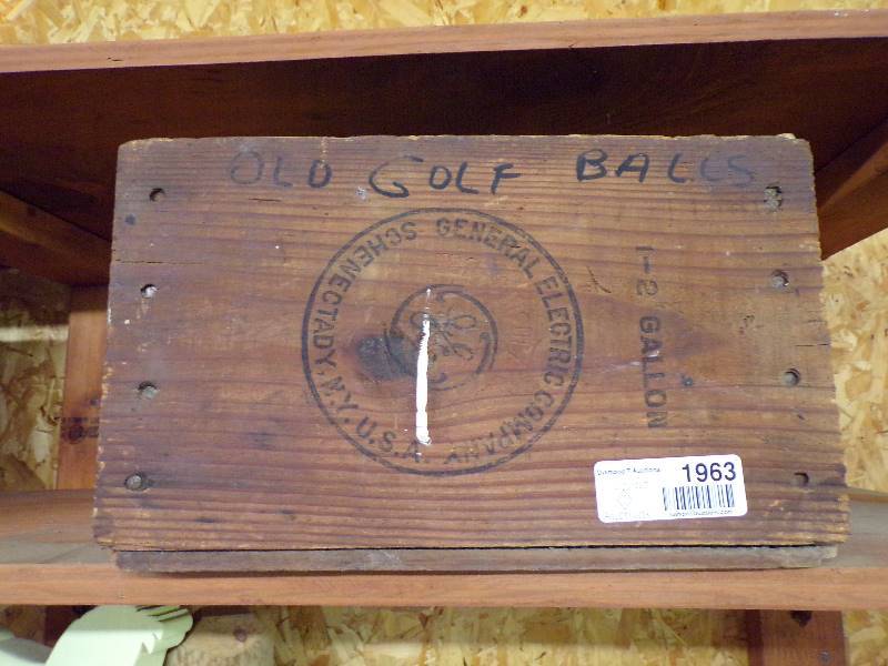 lot 1963 image: General Electric Wood Box
