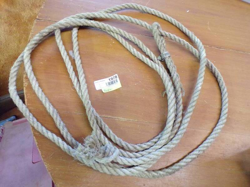 lot 1978 image: Lariat Rope