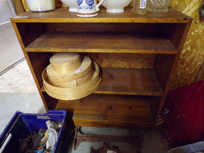 lot 2042 image: Wood Shelves