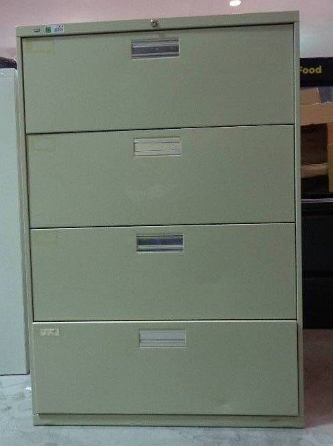 Hon 4 Drawer Lateral Metal File Cabinet Office Furniture File