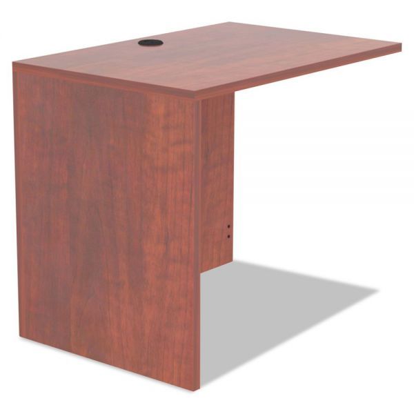 lot 7630 image: Alera Valencia Series Reversible ReturnBridge Shell, 35w x 23 58d, Medium Cherry