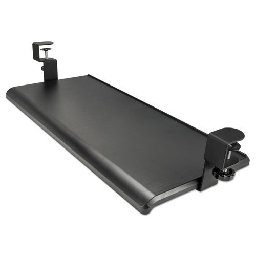 lot 7638 image: Alera KBT1B Adaptivergo Clamp-On Keyboard Tray, 27 12 X 12 14, Black