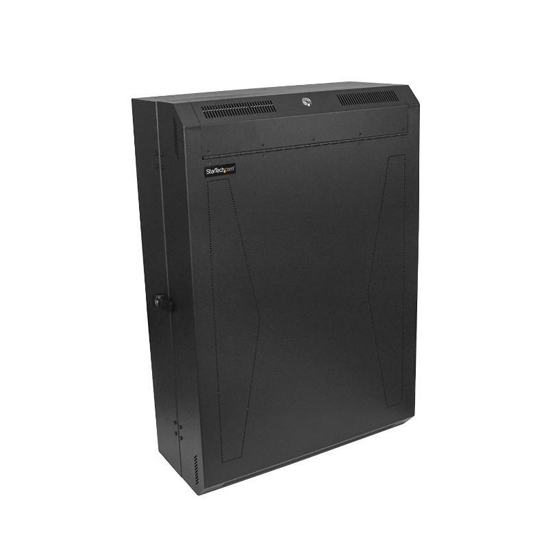 lot 7668 image: StarTech.com Server Cabinet # RK630WALVS - 6U Vertical Wall-Mount Rack Enclosure