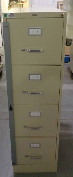 Staples 4 Drawer Metal Cabinet Office Furniture File Cabinets