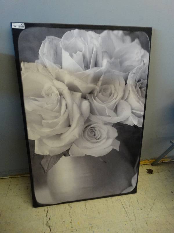 lot 1362 image: Rose WallArt