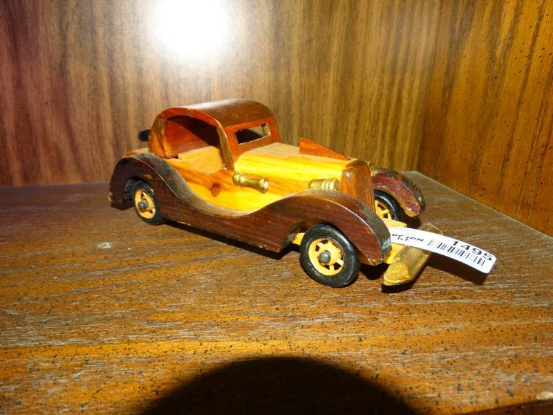 lot 1495 image: Wooden model car