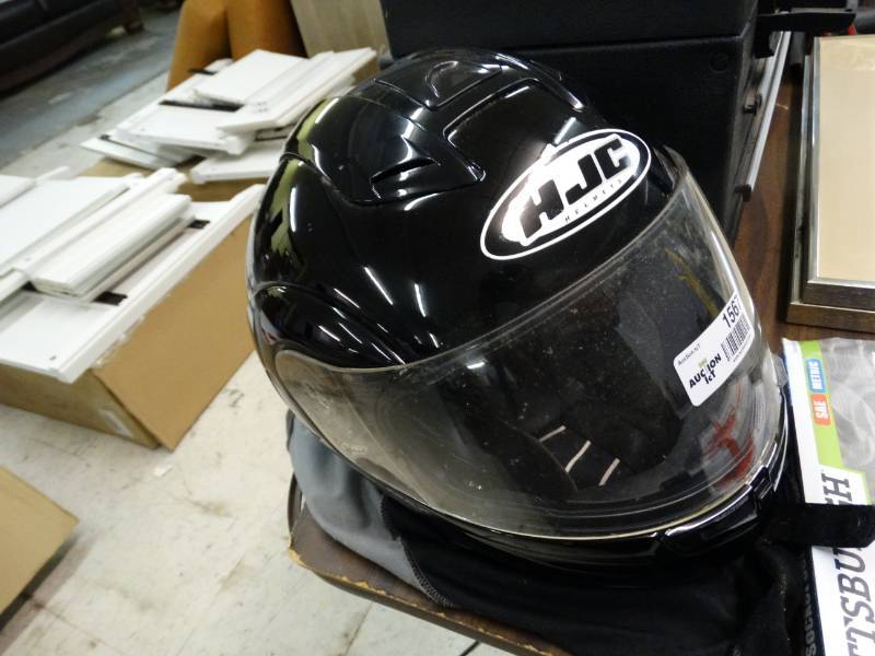 lot 1567 image: HJC motorcycle helmet w bag
