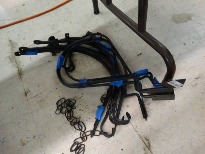 lot 1574 image: Metal plant holders