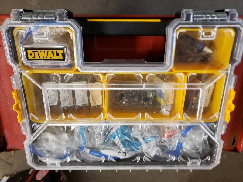 lot 1369 image: Dewalt Storage Case and Contents