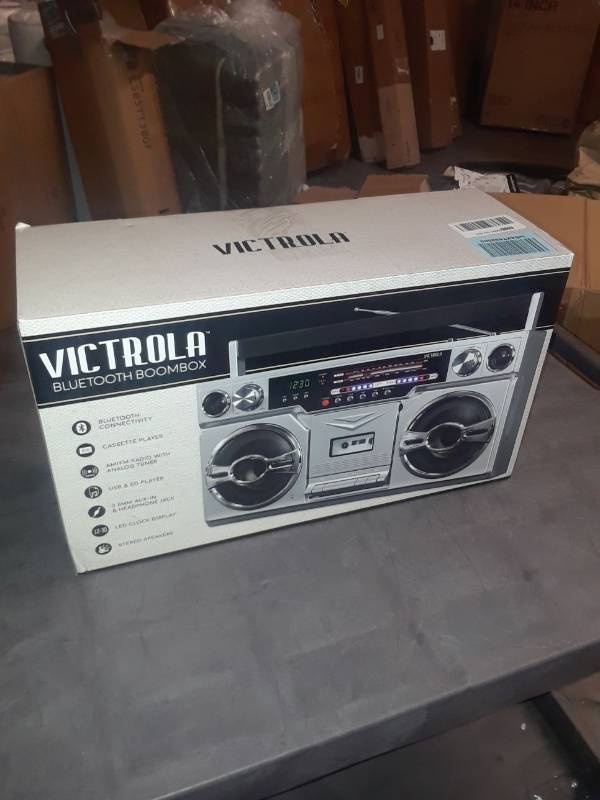 victrola 1980's bluetooth boombox