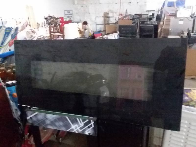 lot 9401 image: WS-G-01 50 Wall Mounted Electric Fireplace - Black