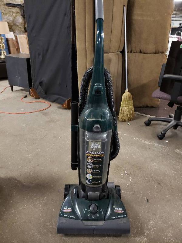 lot 1438 image: Dirt Devil Vision Wide Glide Vacuum