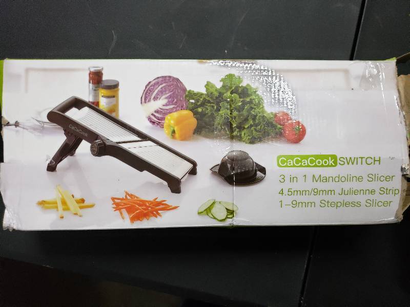 lot 9359 image: Caca Switch Mandoline Slicer and Food Saver Storage Containers