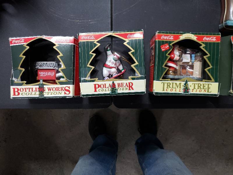 lot 9366 image: Coca Cola Tree Decorations