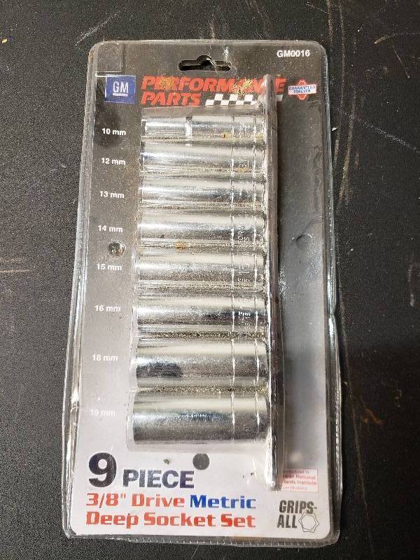 lot 9309 image: Performance Parts Metric Deep Sockets