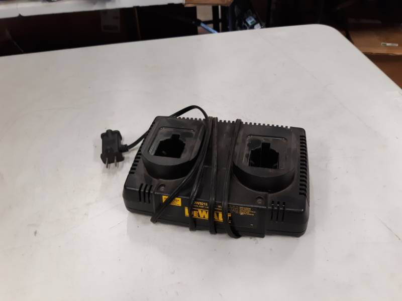 lot 4937 image: DW9216 Double Battery Charger 1 Hour Charge