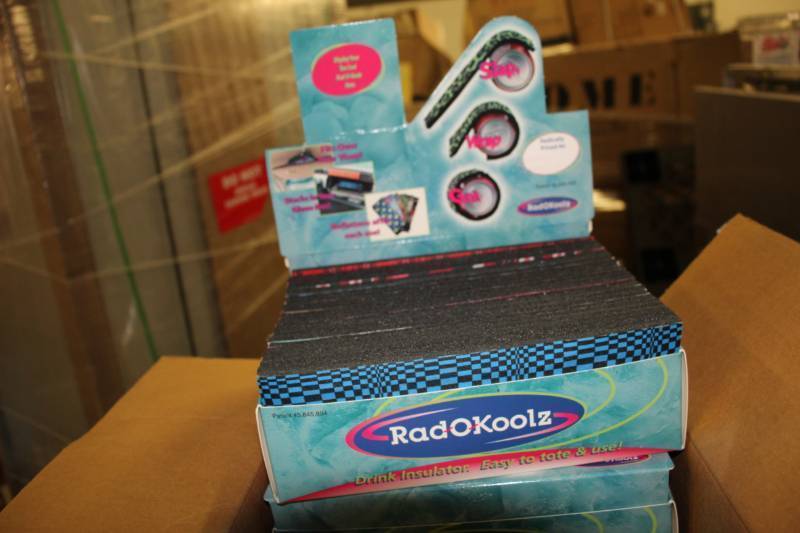 lot 3715 image: Rad-O-Koolz drink insulators 1 box of 25