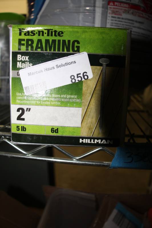 lot 856 image: 5 lbs of 2 inch 6d Framing Nails