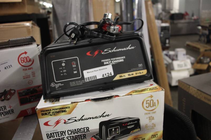 lot 4124 image: Schumacher Battery Charger and Starter