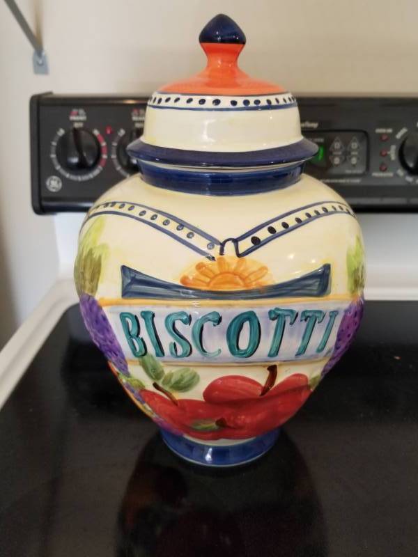 lot 56 image: Biscotti Biscuit Jar
