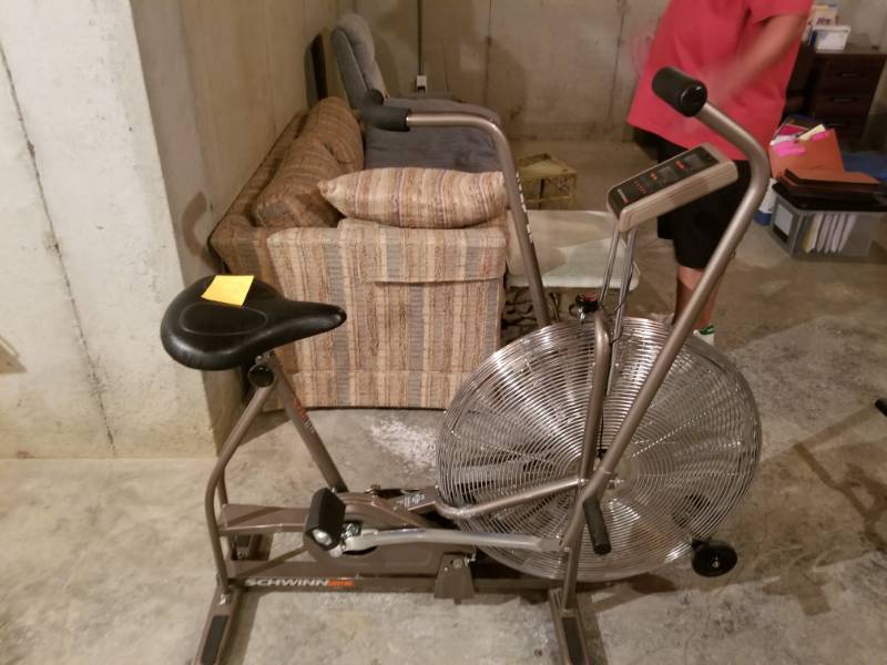 lot 102 image: Schwinn Airdyne Exercise Bicycle