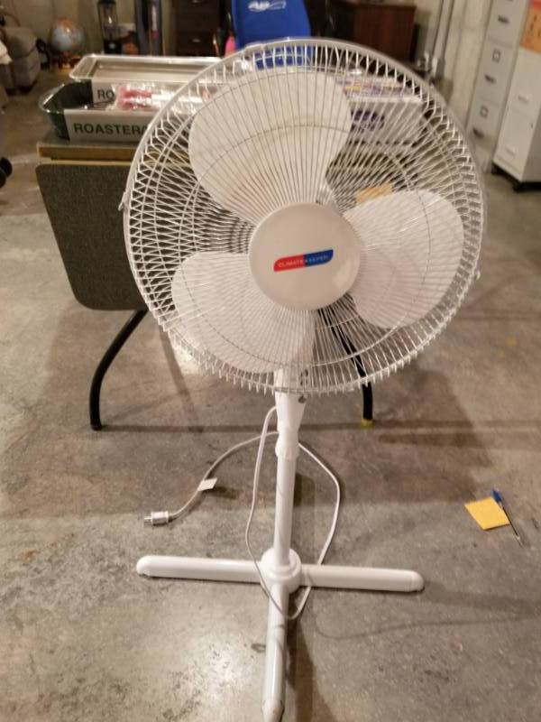 lot 114 image: Climate Keeper Stand Fan