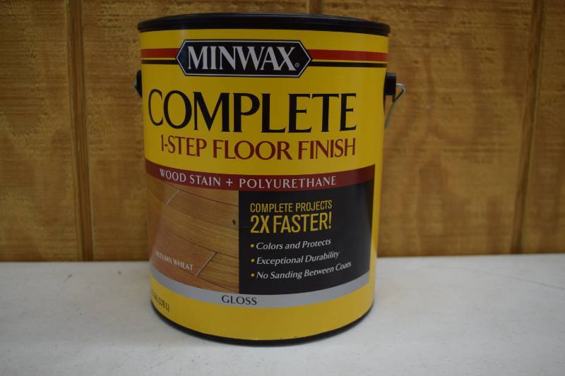 Gallon Minwax Complete 1 Step Floor Finish Stain Polyurethane