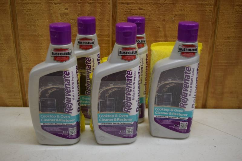 5 Bottles Rust Oleum Rejuvenate Cooktop And Oven Cleaner Restorer