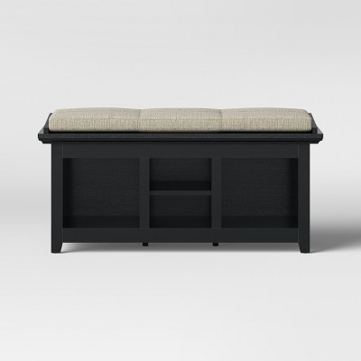 lot 7714 image: Carson Entryway Bench Black - Threshold