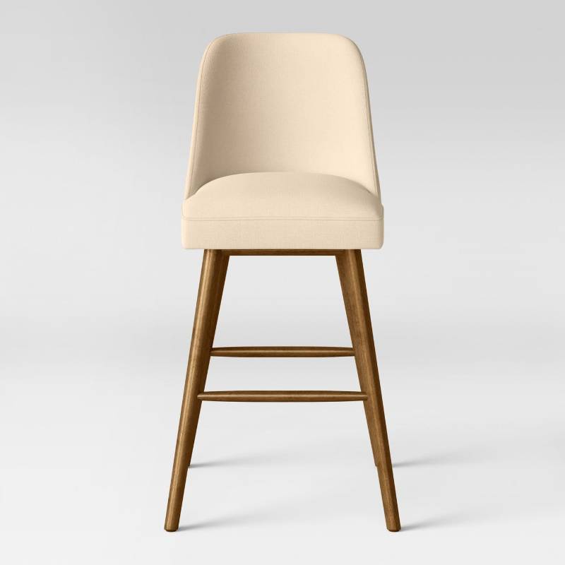 lot 7738 image: 30 Geller Modern Barstool, Delight Linen - Project 62