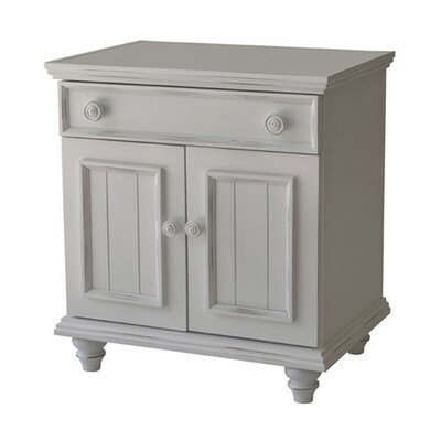lot 7731 image: John Boyd Furniture Notting Hill Bright White Nightstand