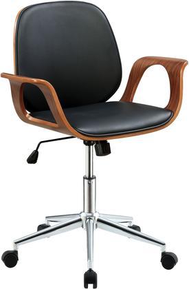 lot 7765 image: Acme Furniture 92419 Camila Black Walnut Office Chair