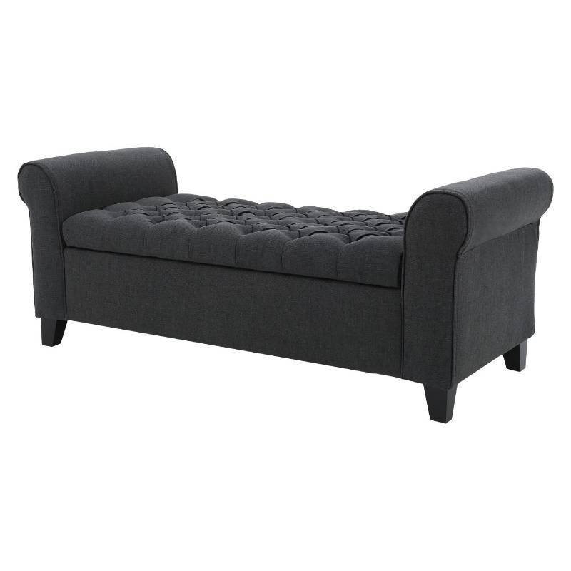 lot 7776 image: Keiko Storage Bench - Christopher Knight Home